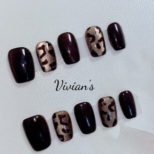 Cat eye leopard print
