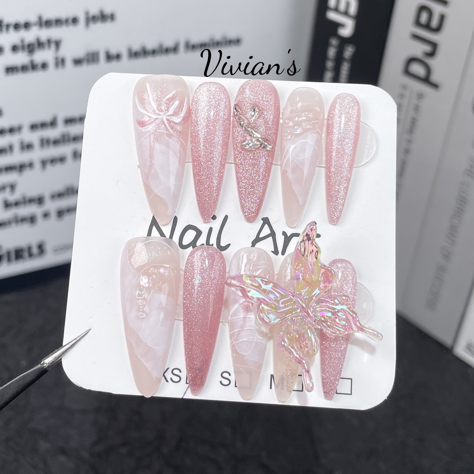 052 Pink Butterfly - Image 2