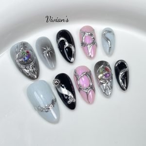 078 Metal Hand-painted