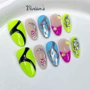 094 Fluorescent macaron