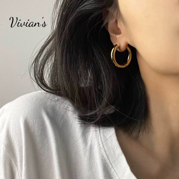 515 Polished earrings