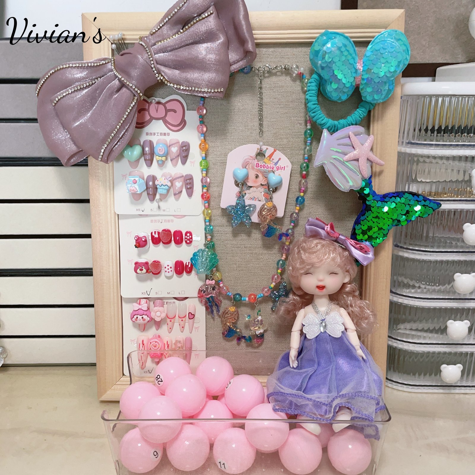 070 Baby's 100% handmade nails &surprise mystery ball - Image 2