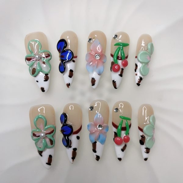 144 3D Flowers