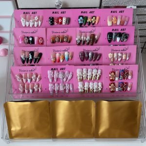 005 Golden Capsule 100% handmade nails