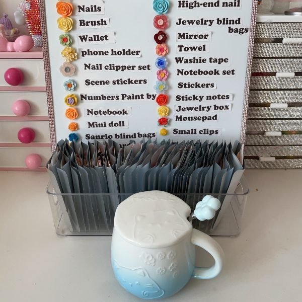 003 Nail Lucky Spoon（blue cup）